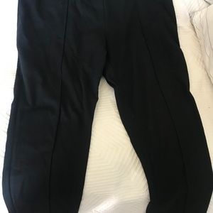 Black Elastic Business Pants